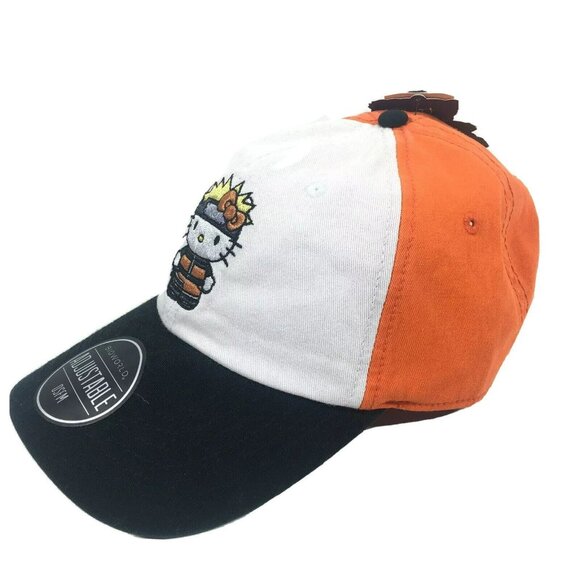 Hello Kitty x Naruto Shippuden Embroidered Adjustable Hat One Size - Picture 2 of 10